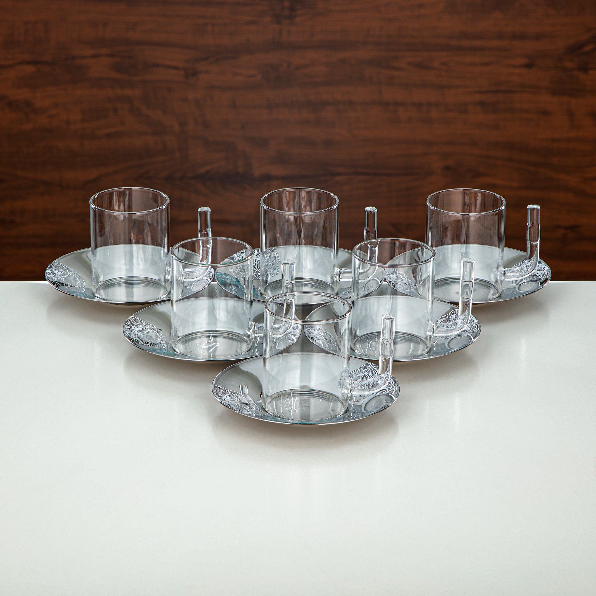 طقم ترامس المرجان 20 قطعة | فضي 1L + 1L (GOK-S-S-S + 18PCS-12257-2) – تقديم أنيق | التجمعات، المناسبات الخاصة، رمضان، عيد