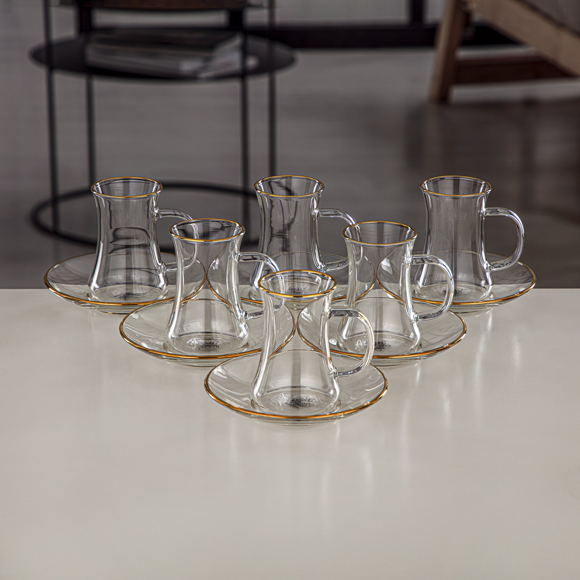 مجموعة طقم ترامس 21 قطعة، زر ضغط، 0.7 لتر + 1 لتر، فضي، ذهبي وشفاف (FG810-21 C/G) - مجموعات ترمس أنيقة