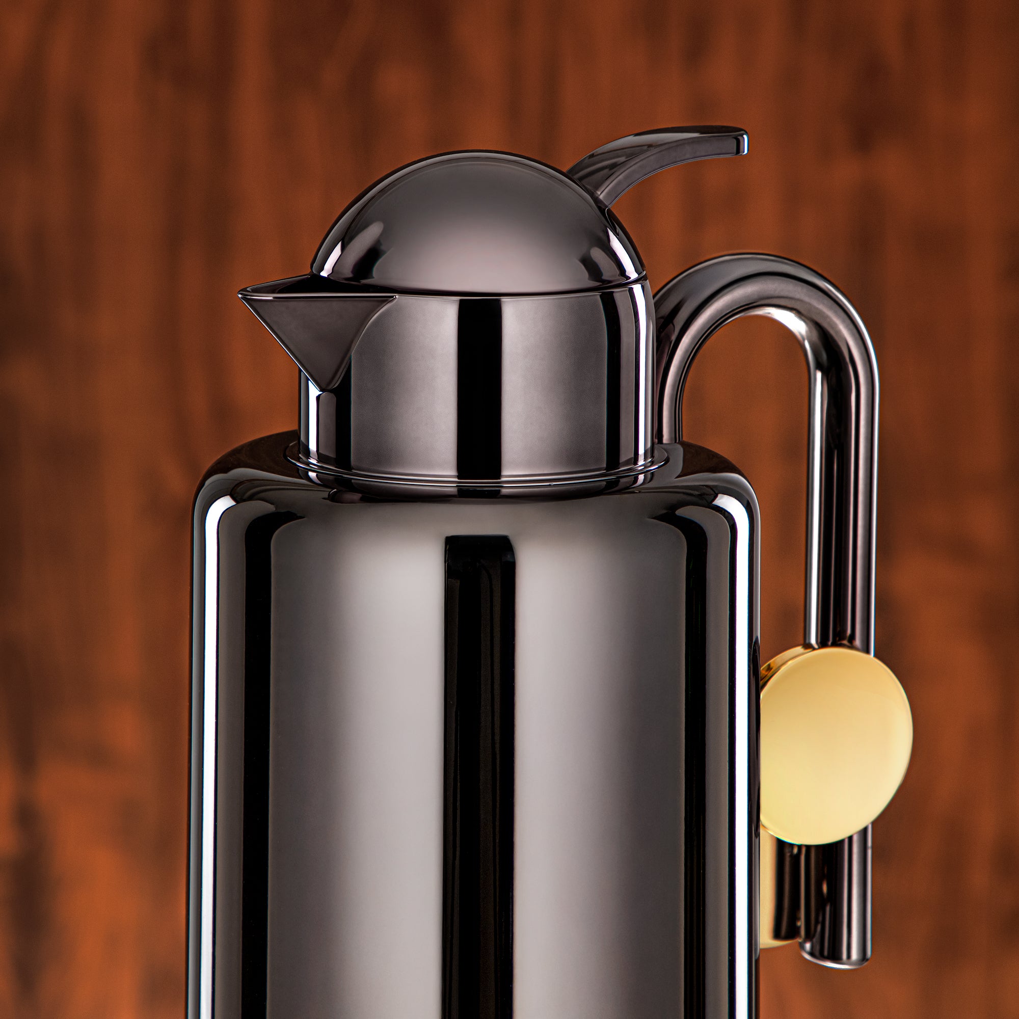 طقم ترامس المرجان أسود لامع وذهبي (FG819-100/150 GBL/G)