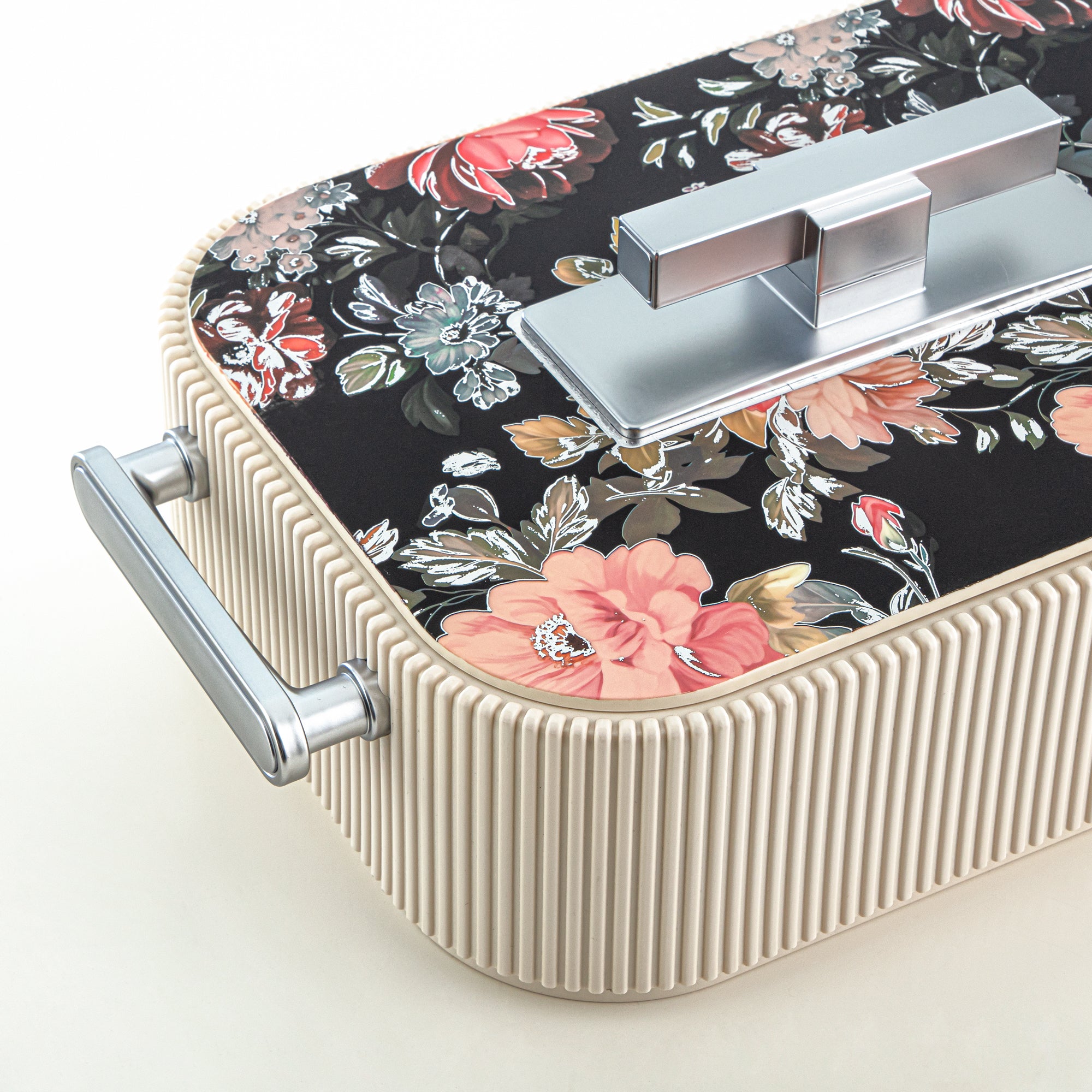 حرارات المرجان ABS، 3000 مل، بيج مزهر وفضي مطفي (HP06-300SP-AZ04S) - تقديم أنيق