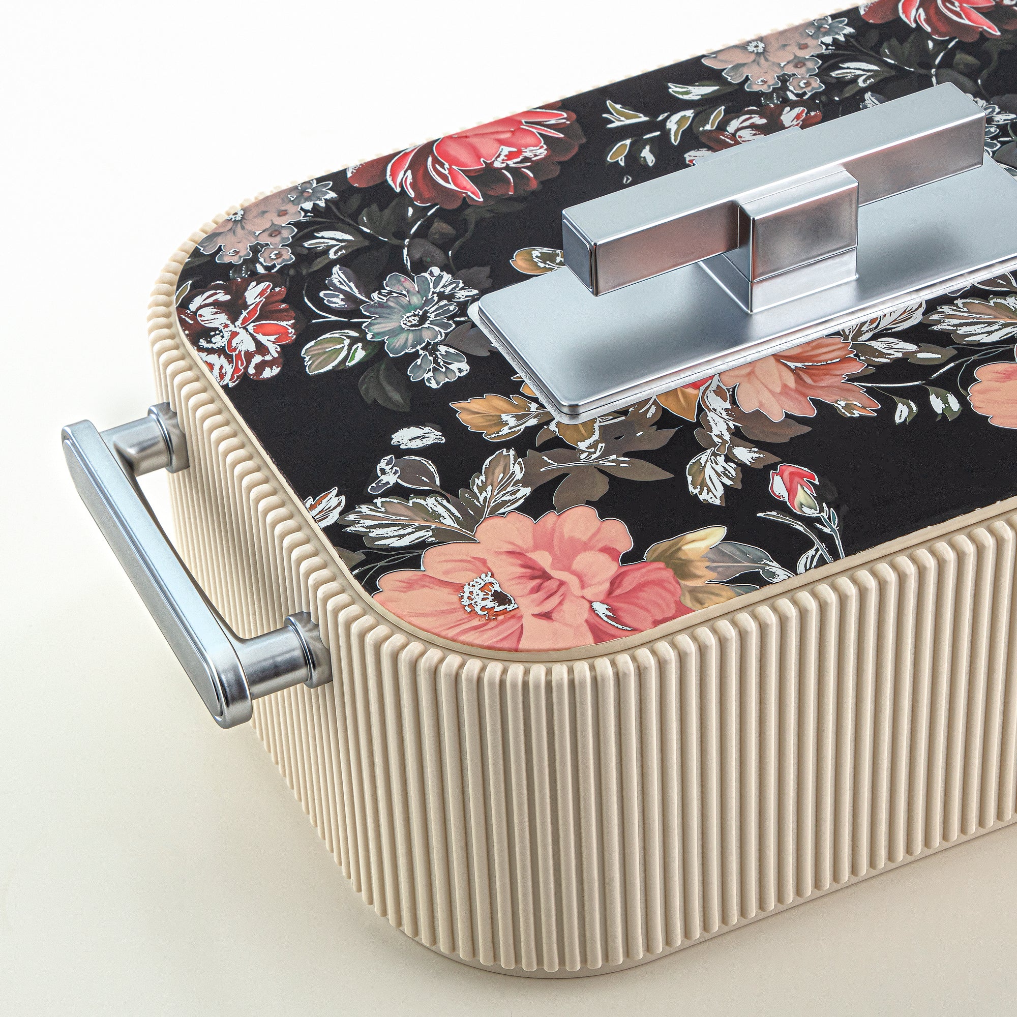 حرارات المرجان ABS، 4000 مل، بيج مزهر وفضي مطفي (HP06-400SP-AZ04S) - تقديم أنيق