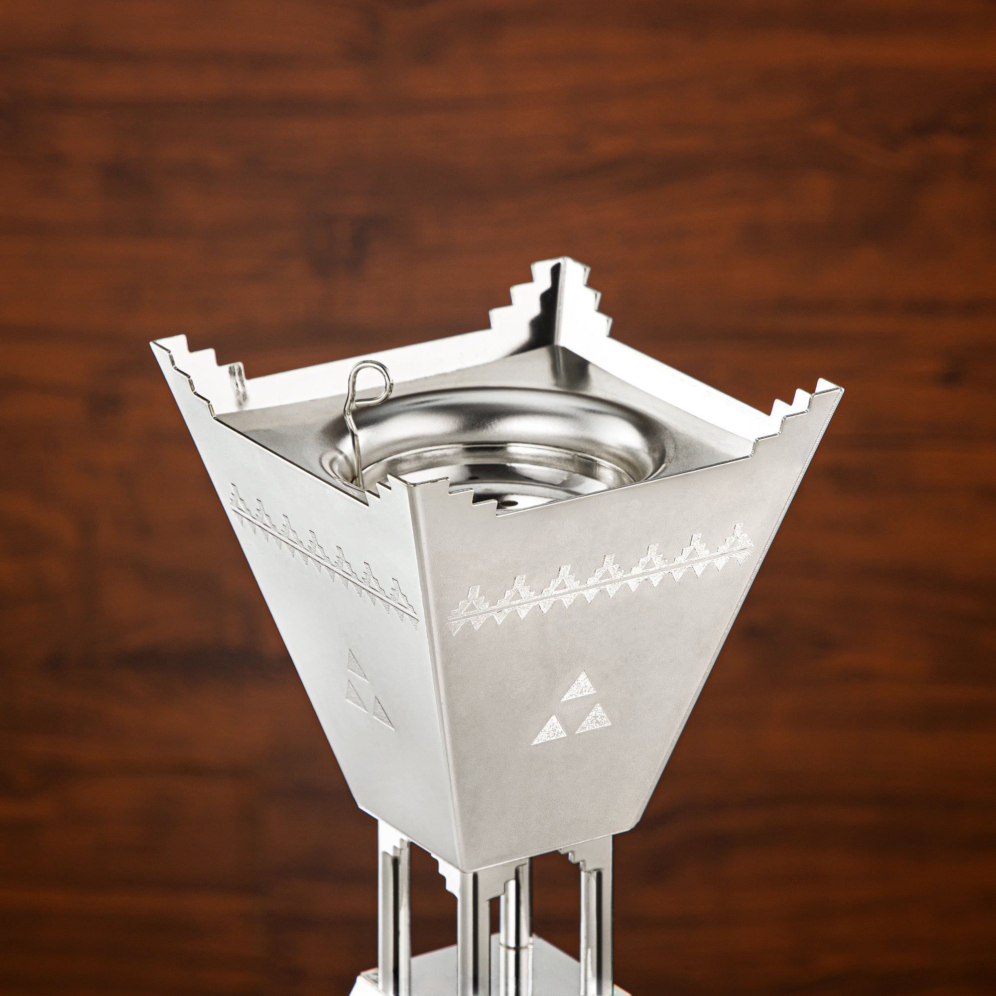 Almarjan 11 CM Incense Burner Silver - HT2411017