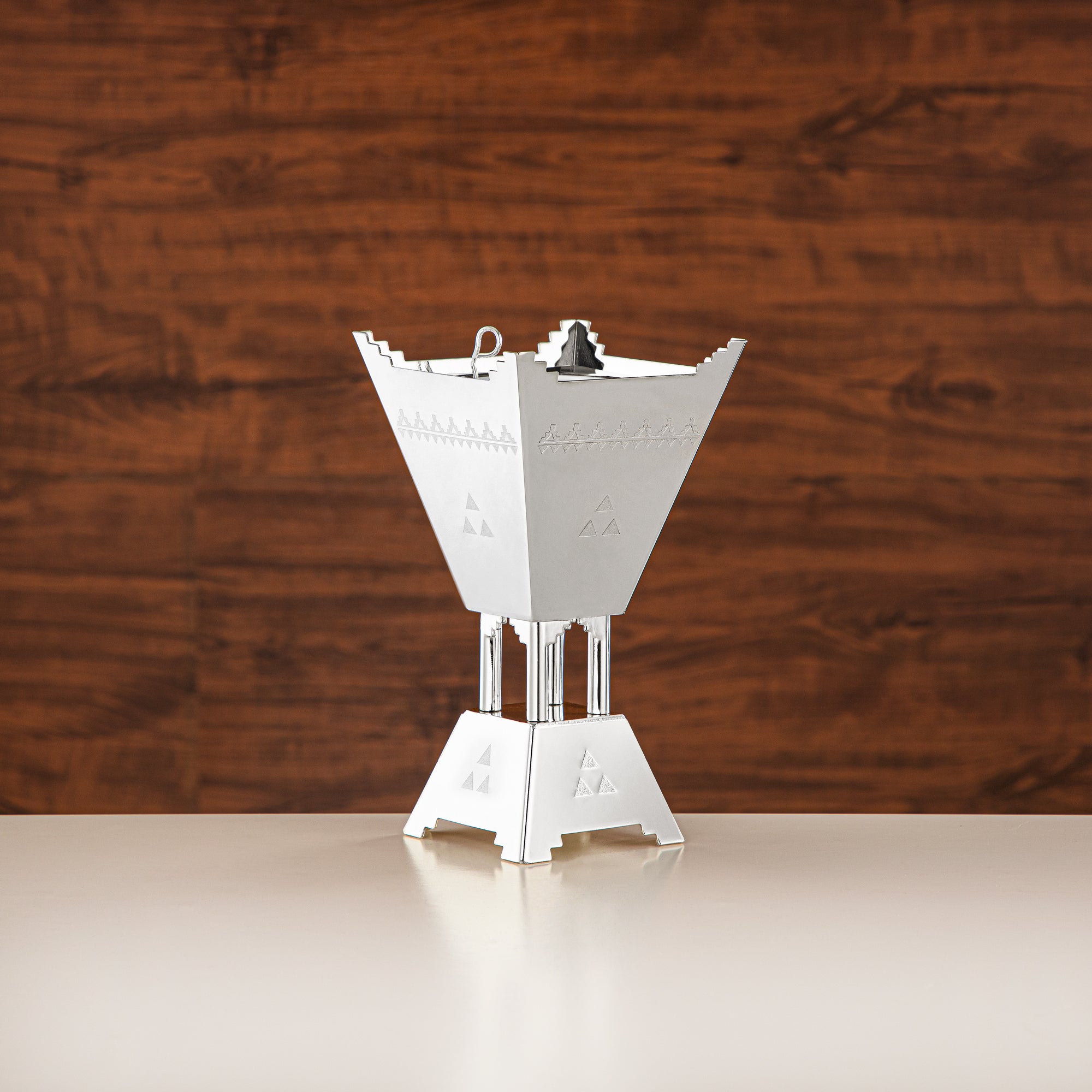 مبخرة المرجان 11 سم فضي - HT2411017