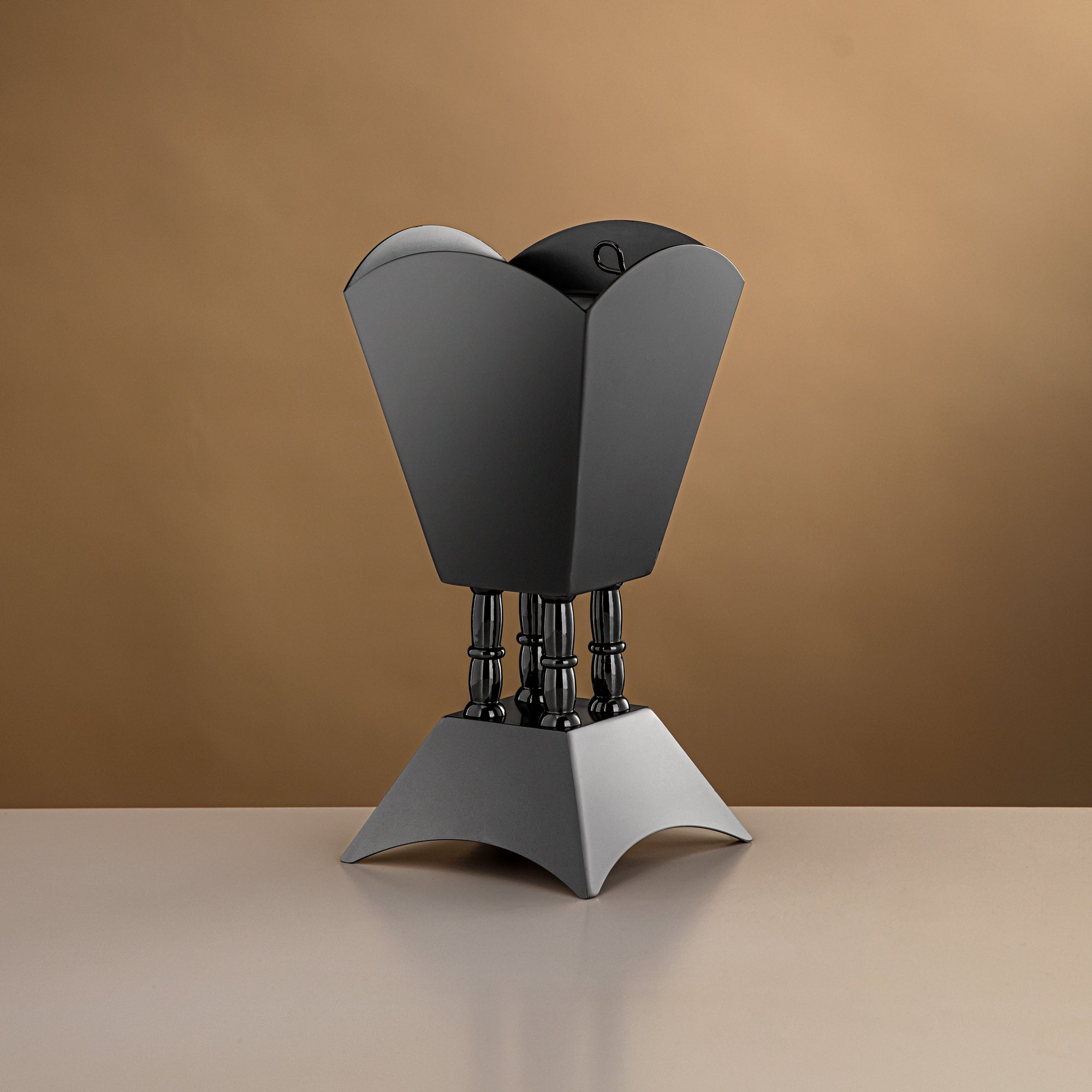 Almarjan 23.5 CM Incense Burner Matte Black - HT2506069