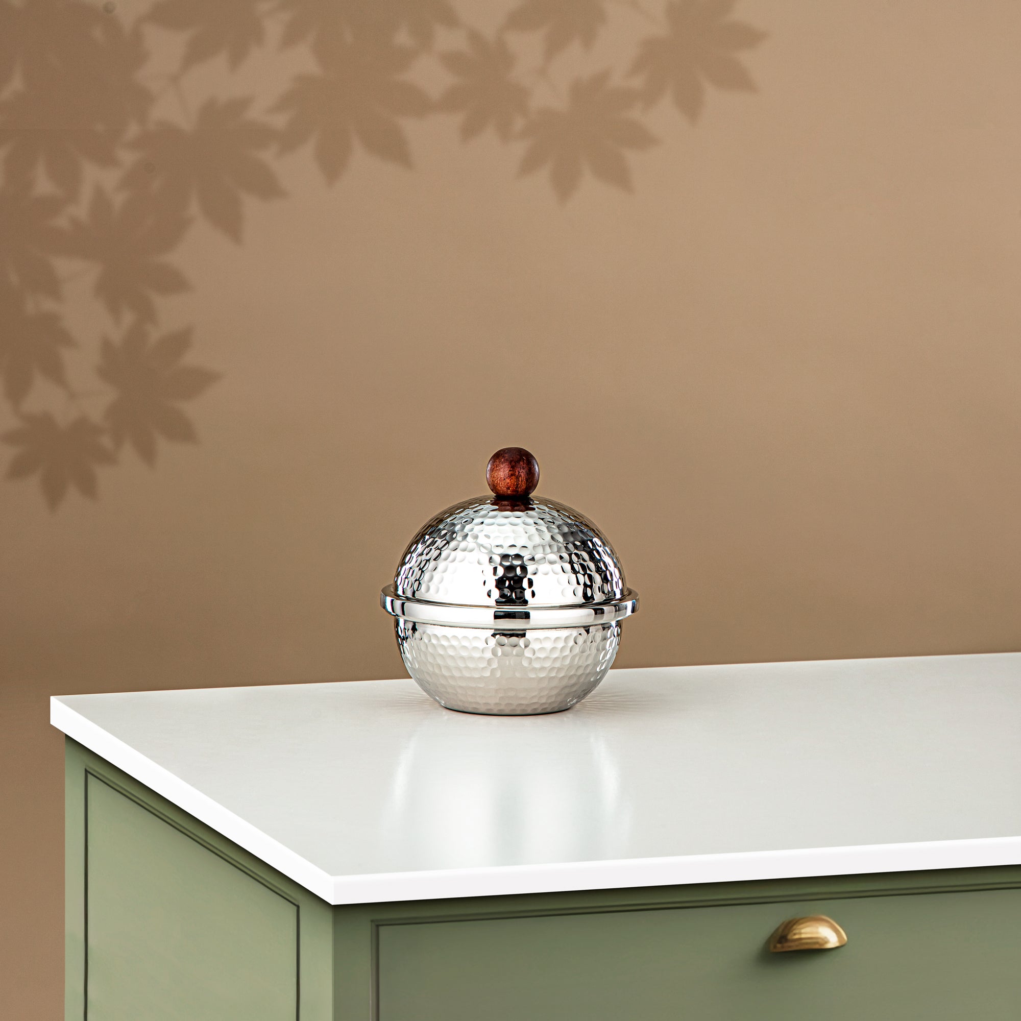 Almarjan Candy Set 2 Part Stainless Steel, Silver (MD-3051) - Stylish Serveware