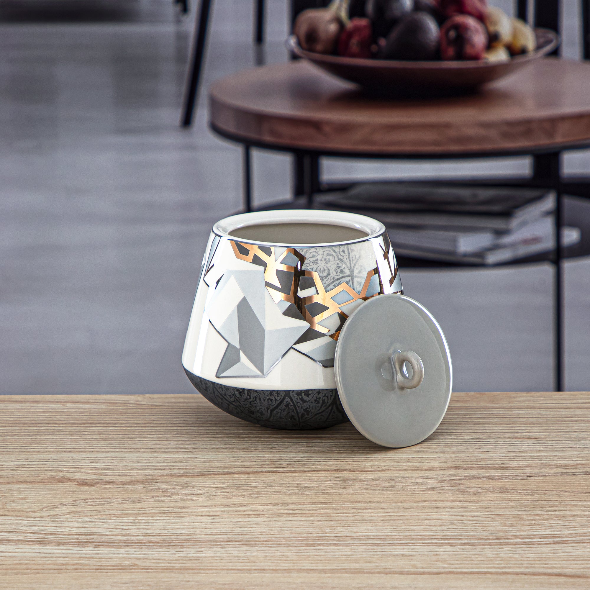 برطمان كوكيز بورسلين من المرجان 700 مل - 1235