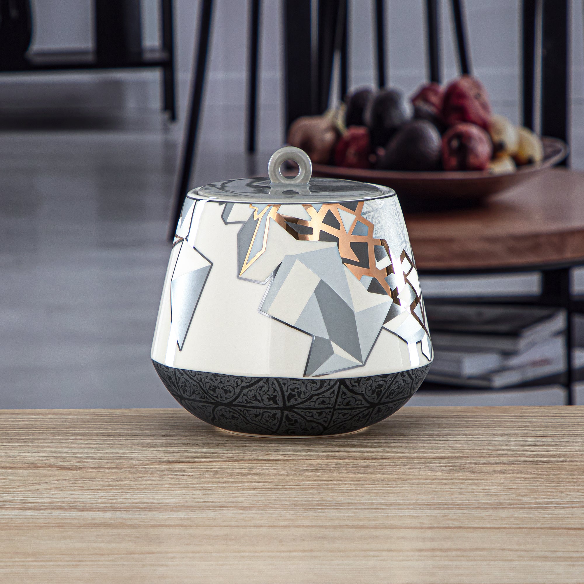 برطمان كوكيز بورسلين من المرجان 1200 مل - 1235