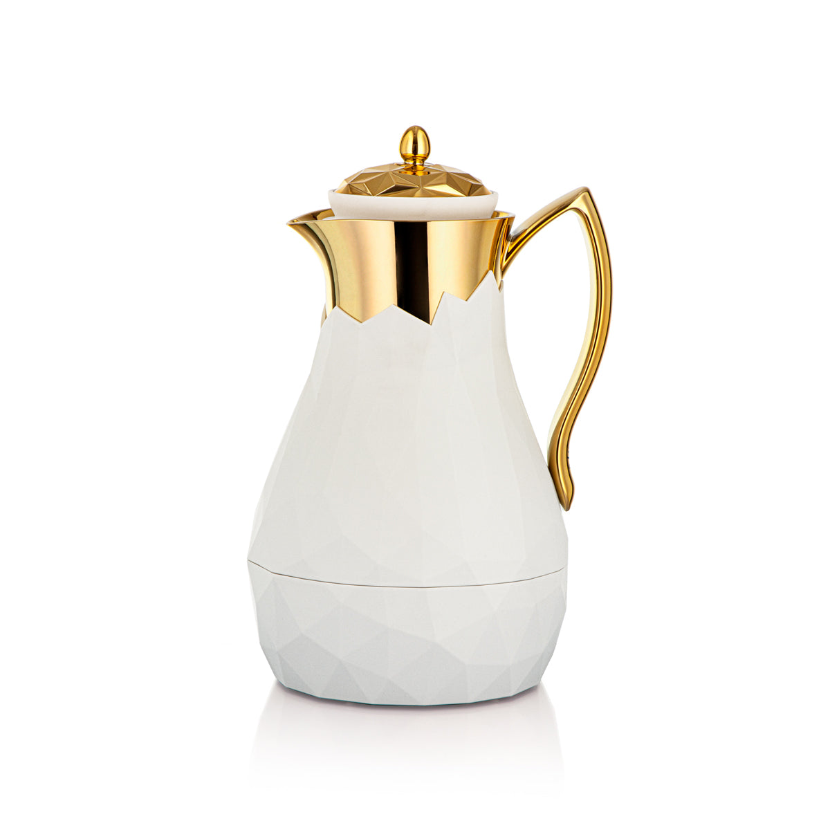 Almarjan 1 Liter Vacuum Flask Matt Ivory & Gold - SM-2C131-100 IV/G