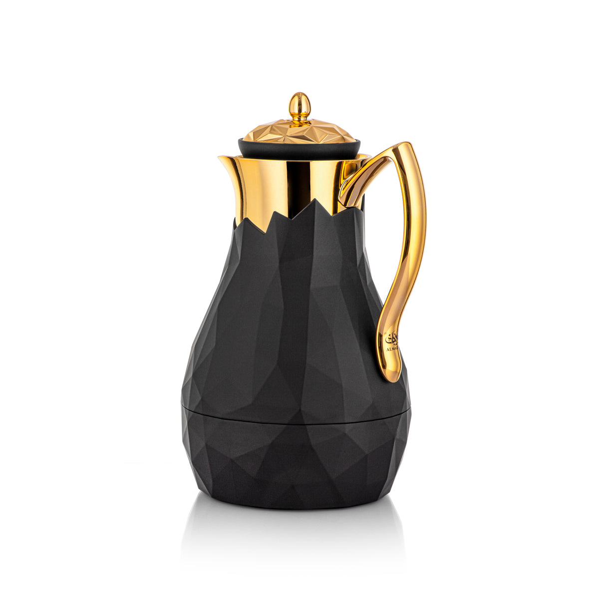 Almarjan 1 Liter Vacuum Flask Matt Black & Gold - SM-2C131-100 MB/G