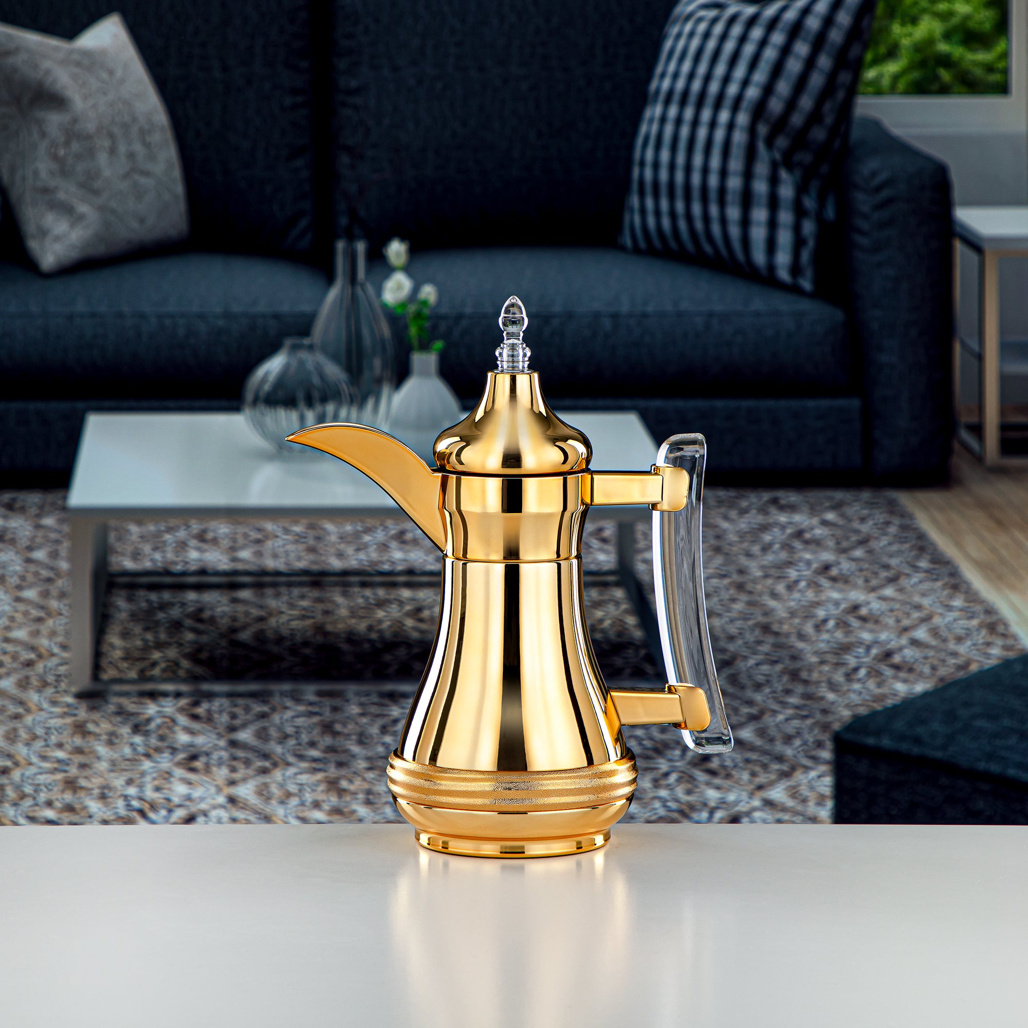 ترمس المرجان 0.35 لتر ستانلس ستيل ذهبي SND-035G-CLR