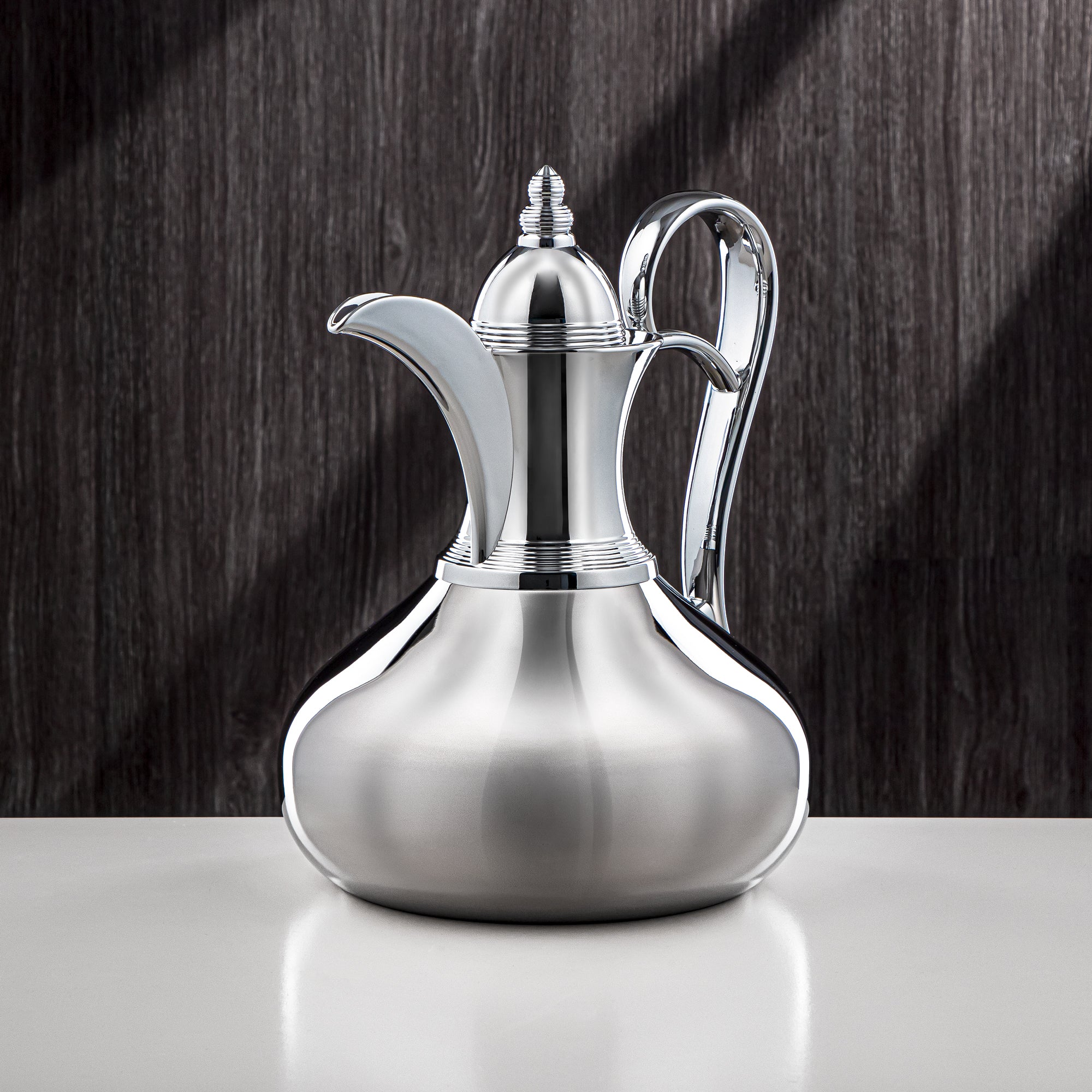 ترمس المرجان 1 لتر ستانلس ستيل - فضي بالكامل - SS-Queen-10C S/S