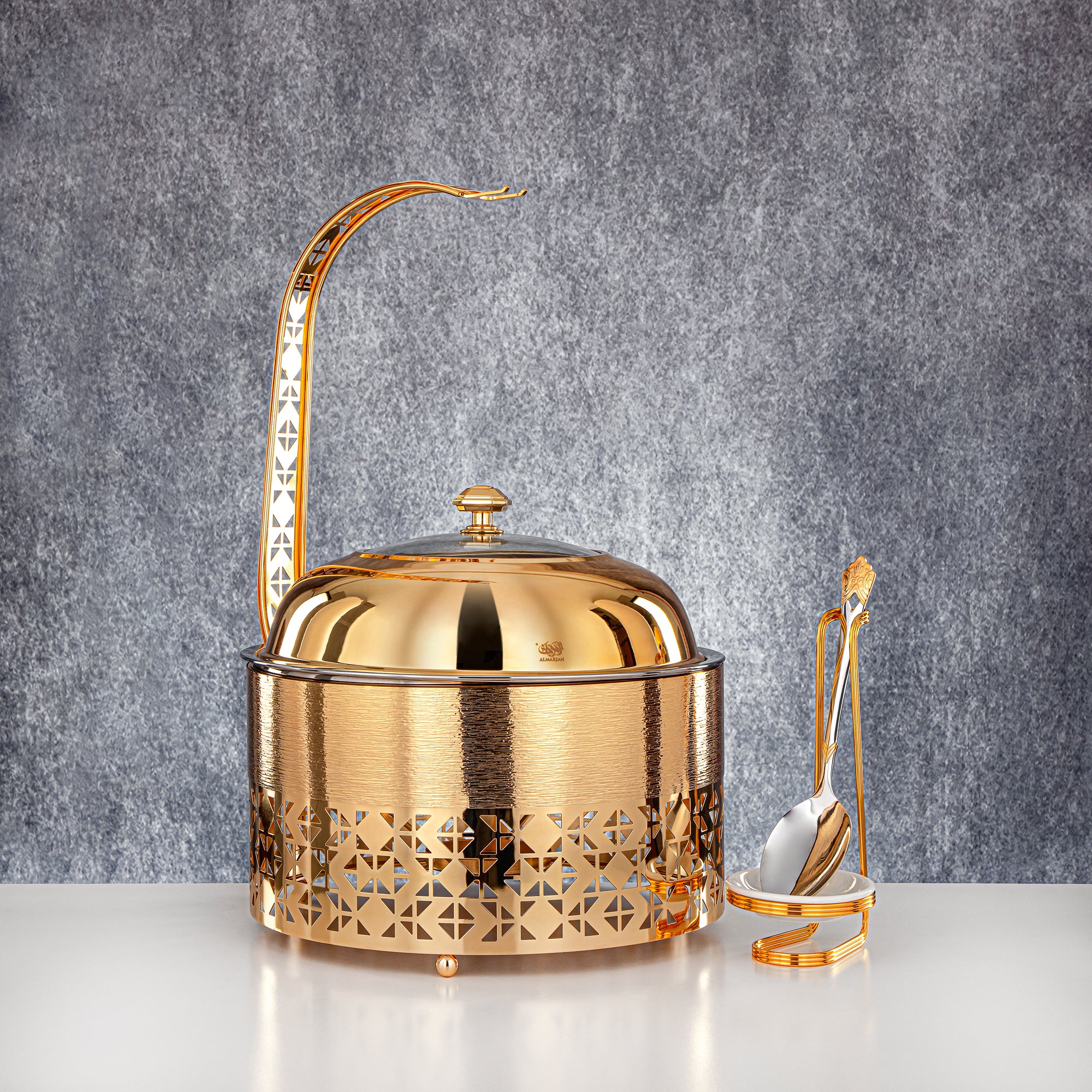 Almarjan 4000 ML Chafing Dish Gold - STS0013334