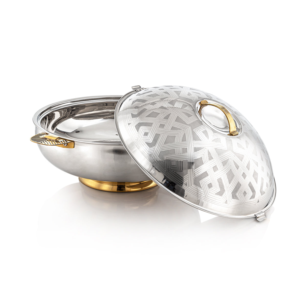 حرارات المرجان 18000 مل مجموعة كنز ستانلس ستيل لون فضي وذهبي -
H23E21HG