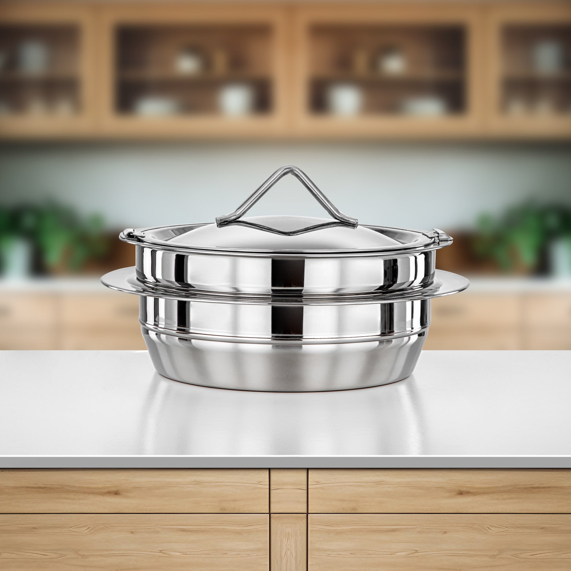 المرققة حرارات ستانلس ستيل المارجان، 30 سم (4000 مل)، فضي (H25P6) - مجموعة تارا