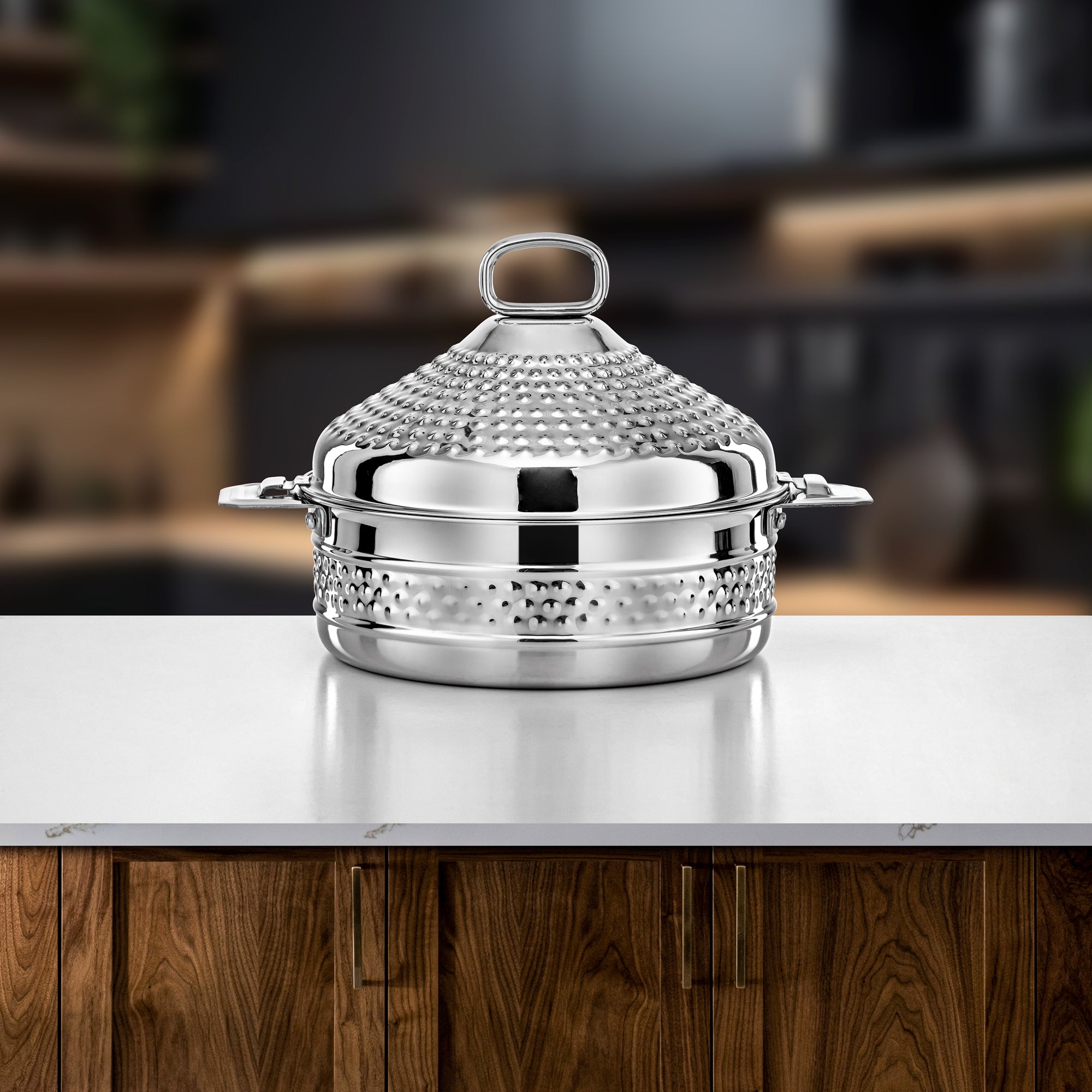 Almarjan Hot Pot Stainless Steel 25cm Silver – Abeer