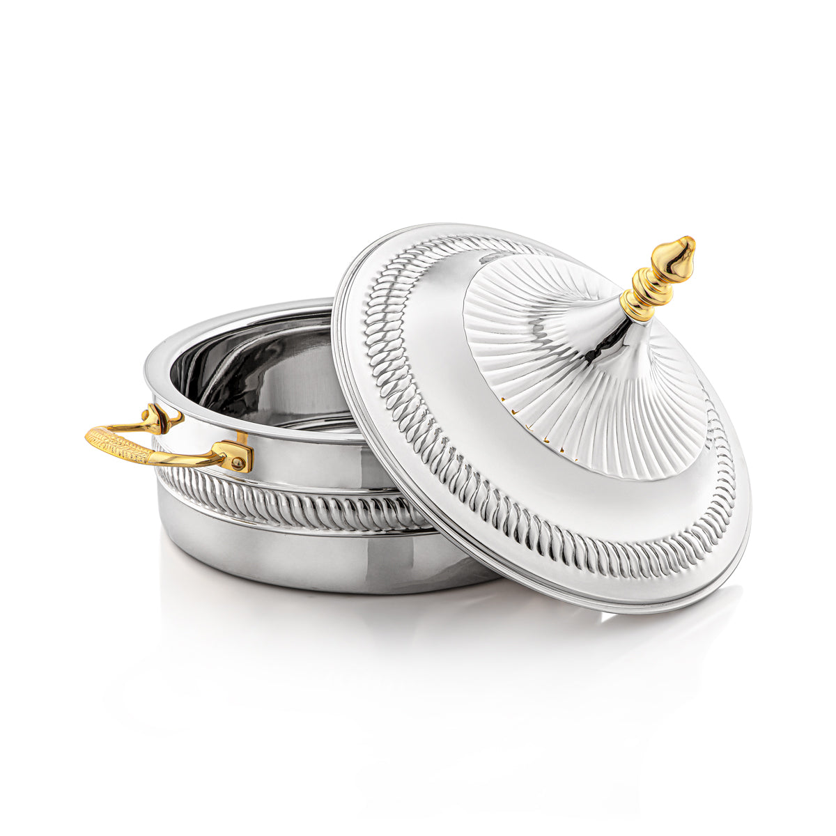 حرارة المرجان النحاسية 28 سم فضي وذهبي - MD-2933C