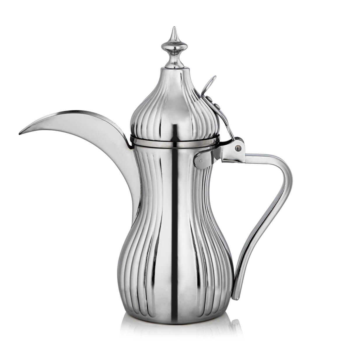 Almarjan 0.75 Liter Stainless Steel Dallah Silver - STS0010667