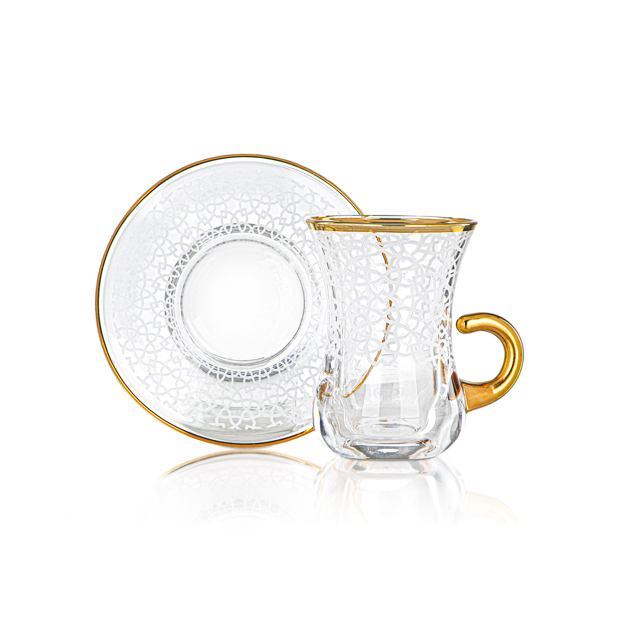 Almarjan 120 ML Glass Tea Cup - 1024BJ-0001P-HEX