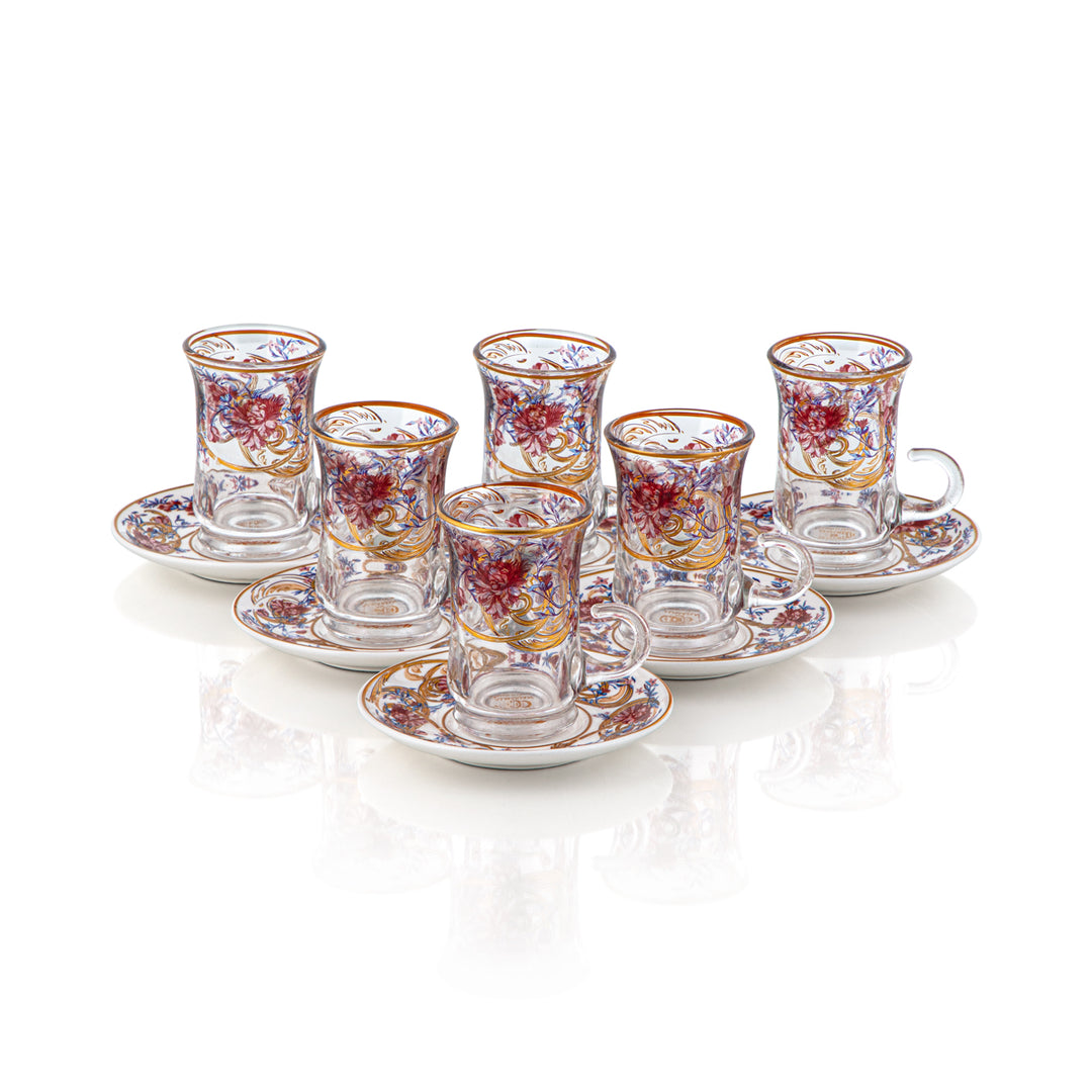 Almarjan 29 Pieces Tea Set - SDT07/10HF-23-12A,28-SDT-TR-12A