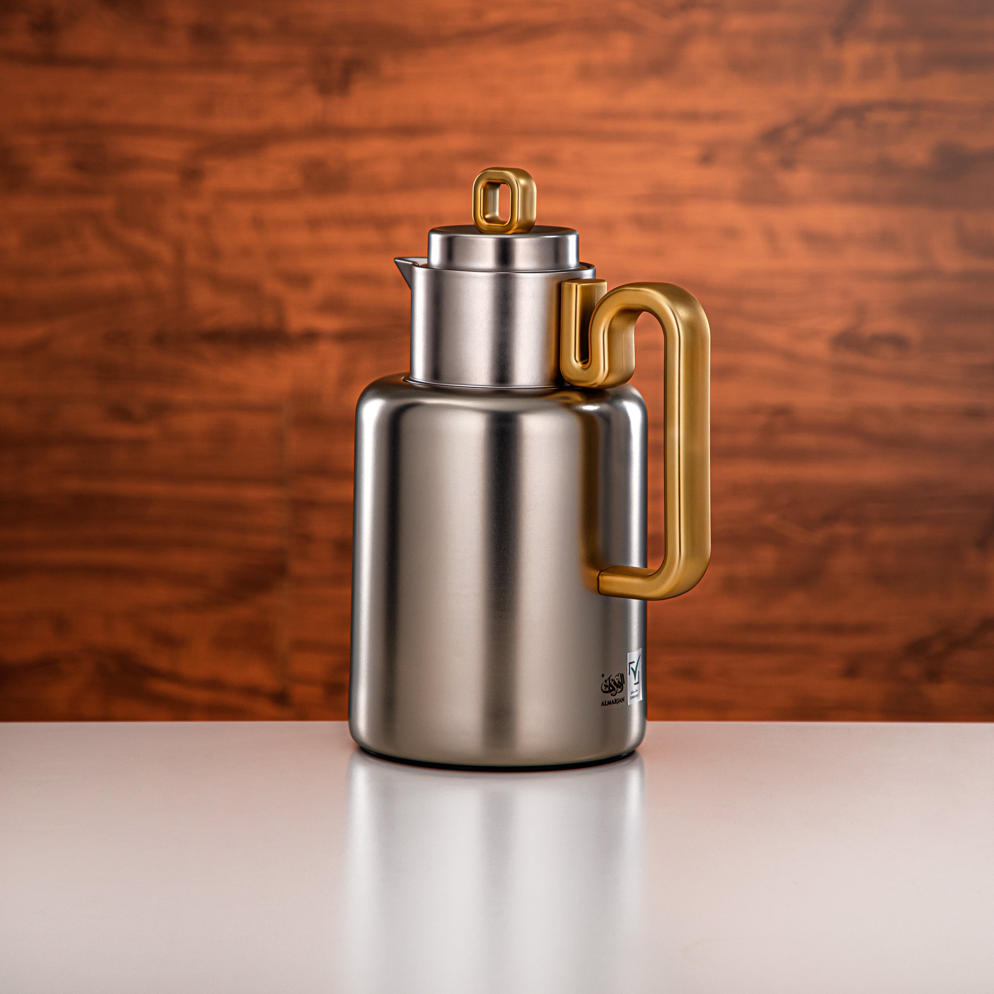 طقم الترمس المرجان Always سعة 0.5 لتر + 1 لتر مطفي نيكل و مطفي ذهبي (FG815-050/100 MNI/MG)