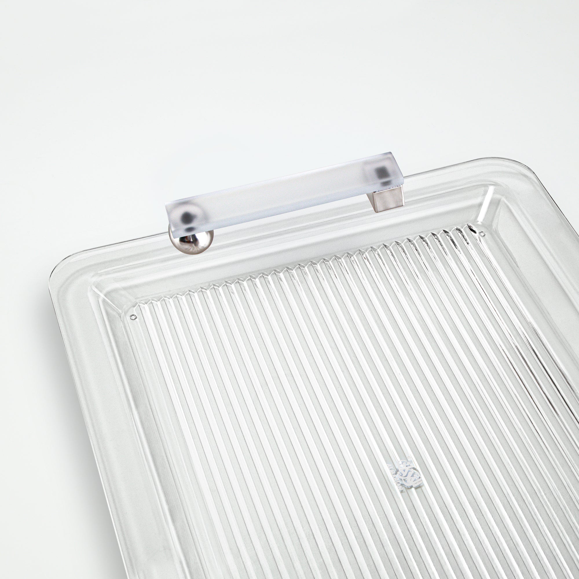 صينية تقديم المرجان ٥٠ سم نيكل غير لامع وصقيع