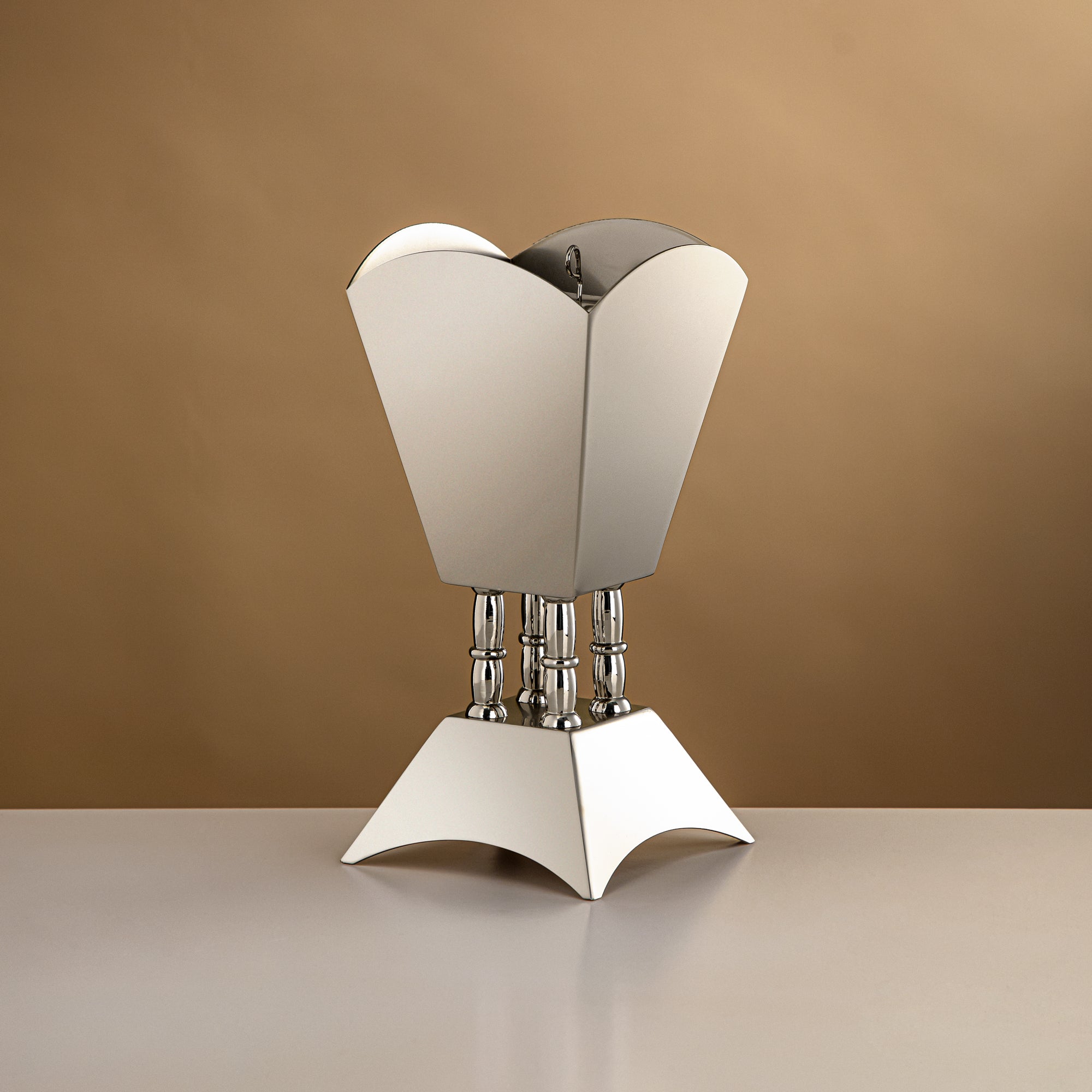 المرجان مبخرة بسجادة 23.5 سم نيكل - HT2506067