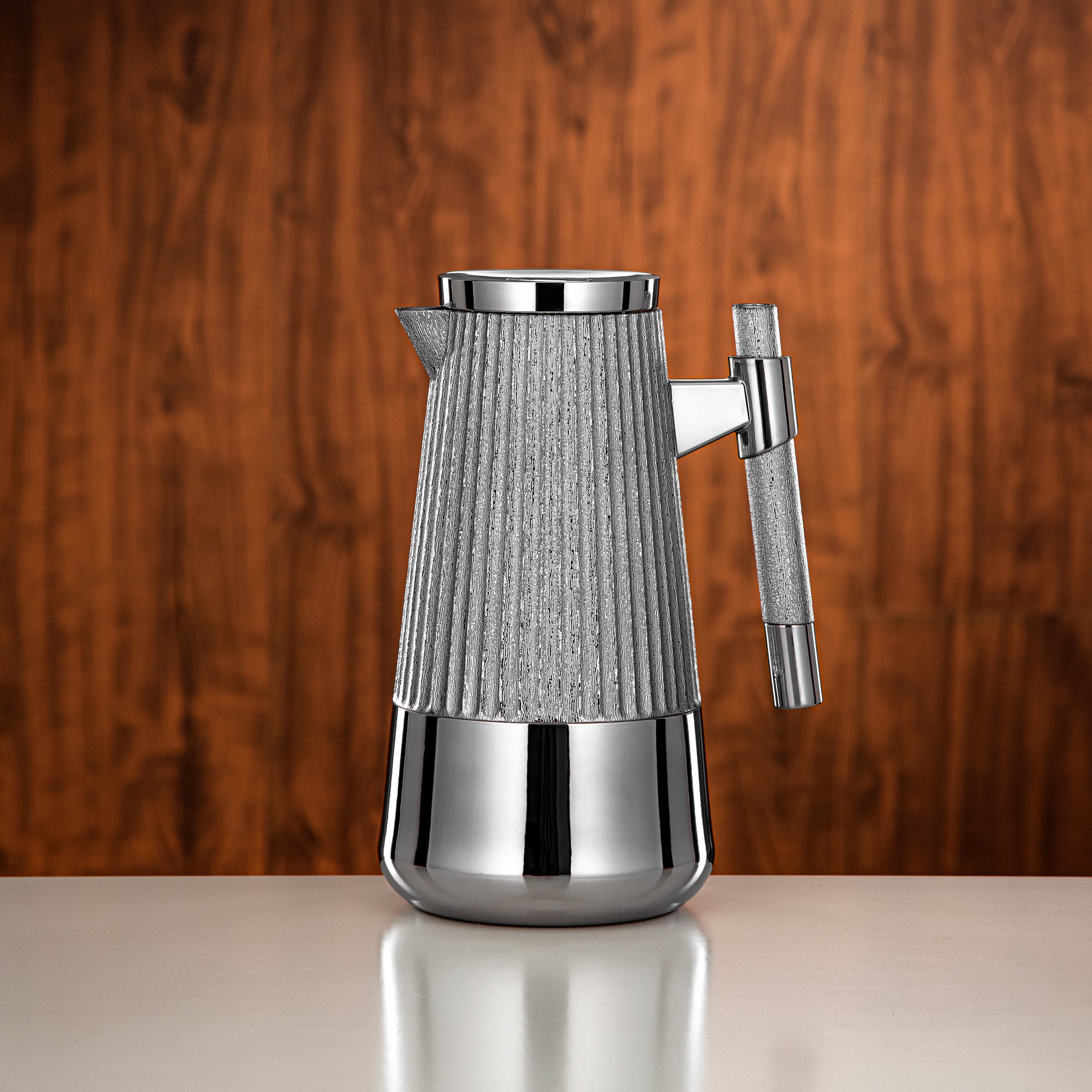 Almarjan Vacuum Flask Set 1L + 1L Silver