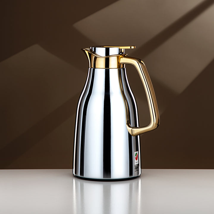 Almarjan 1 Liter Vacuum Flask Silver & Gold - RGC-1000CC95