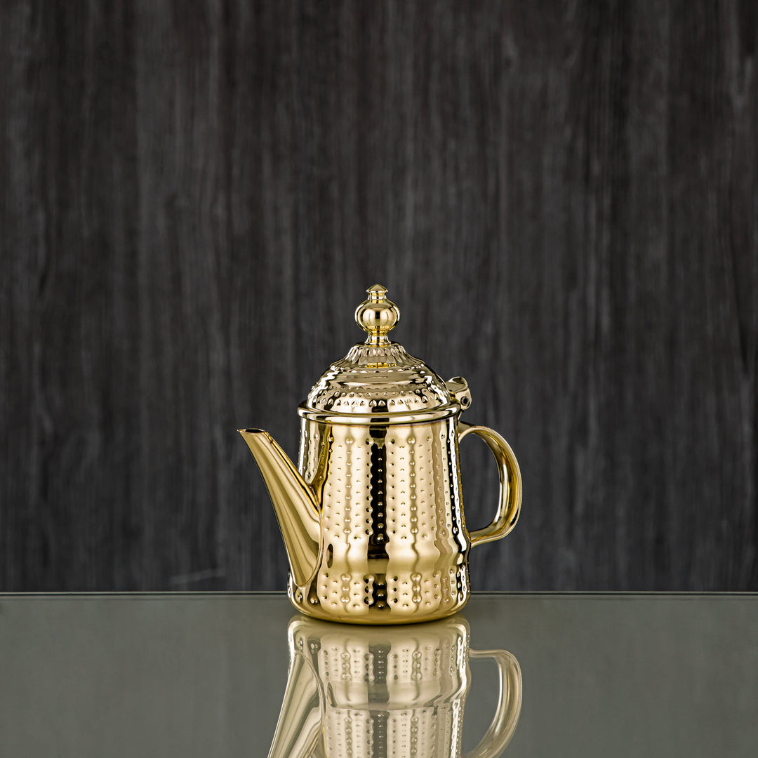 Almarjan 13 Ounce Barari Collection Stainless Steel Teapot Gold - STS0013049