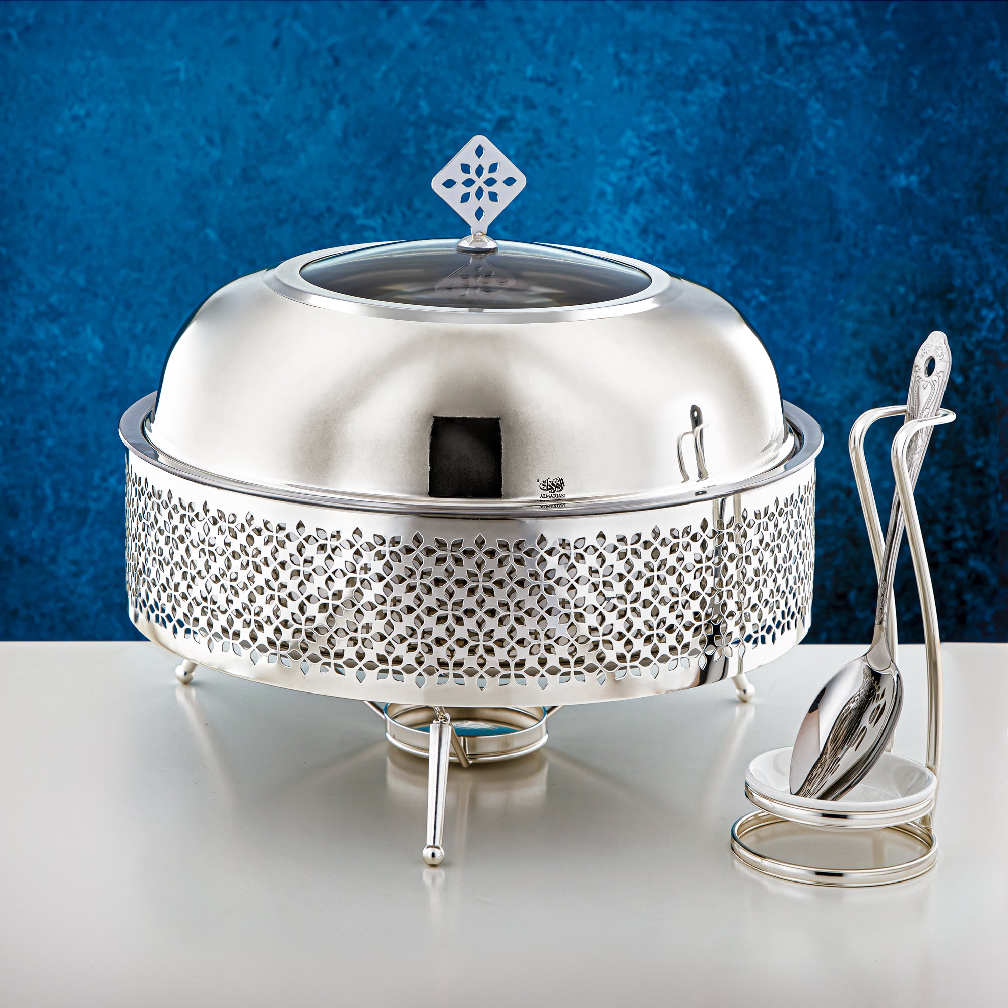 Almarjan 6500 ML Chafing Dish Silver - STS0013197