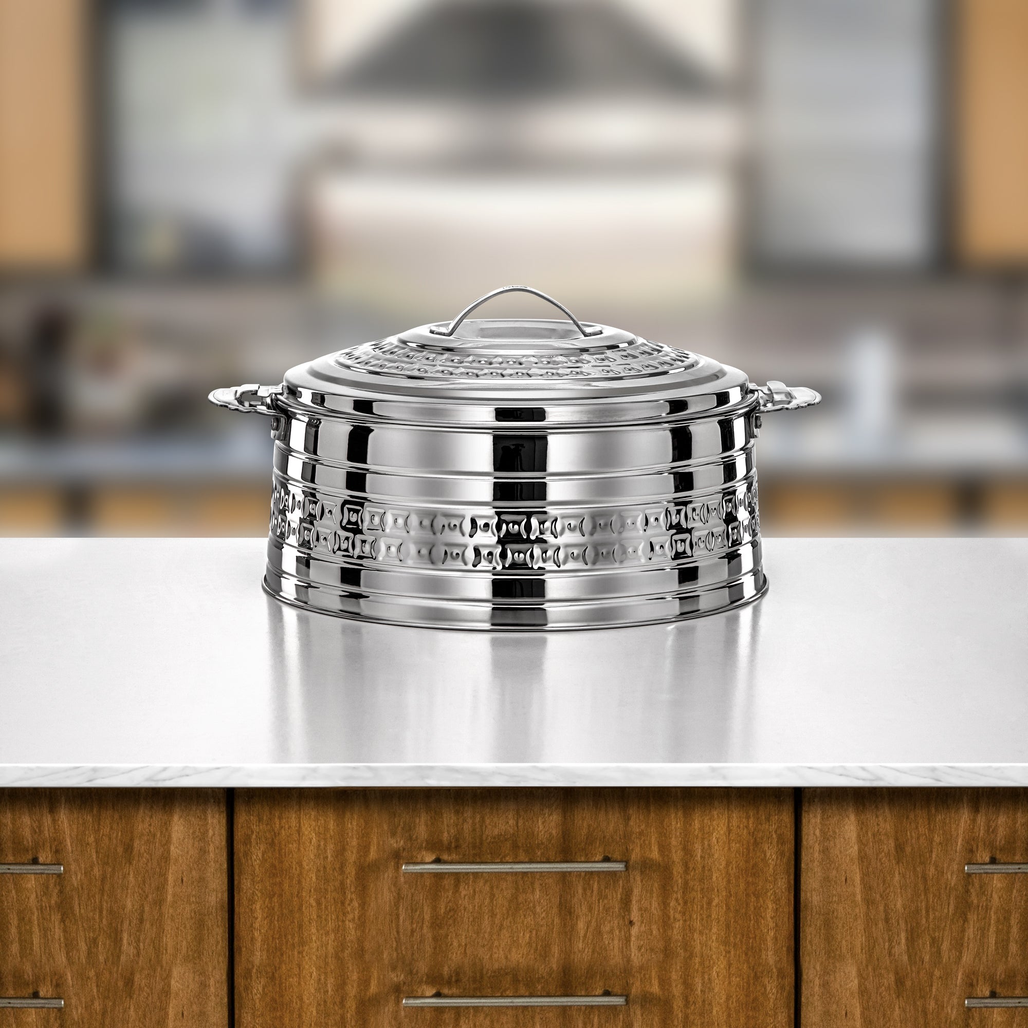 طقم حرارات المرجان روضة ٤ قطع فضي