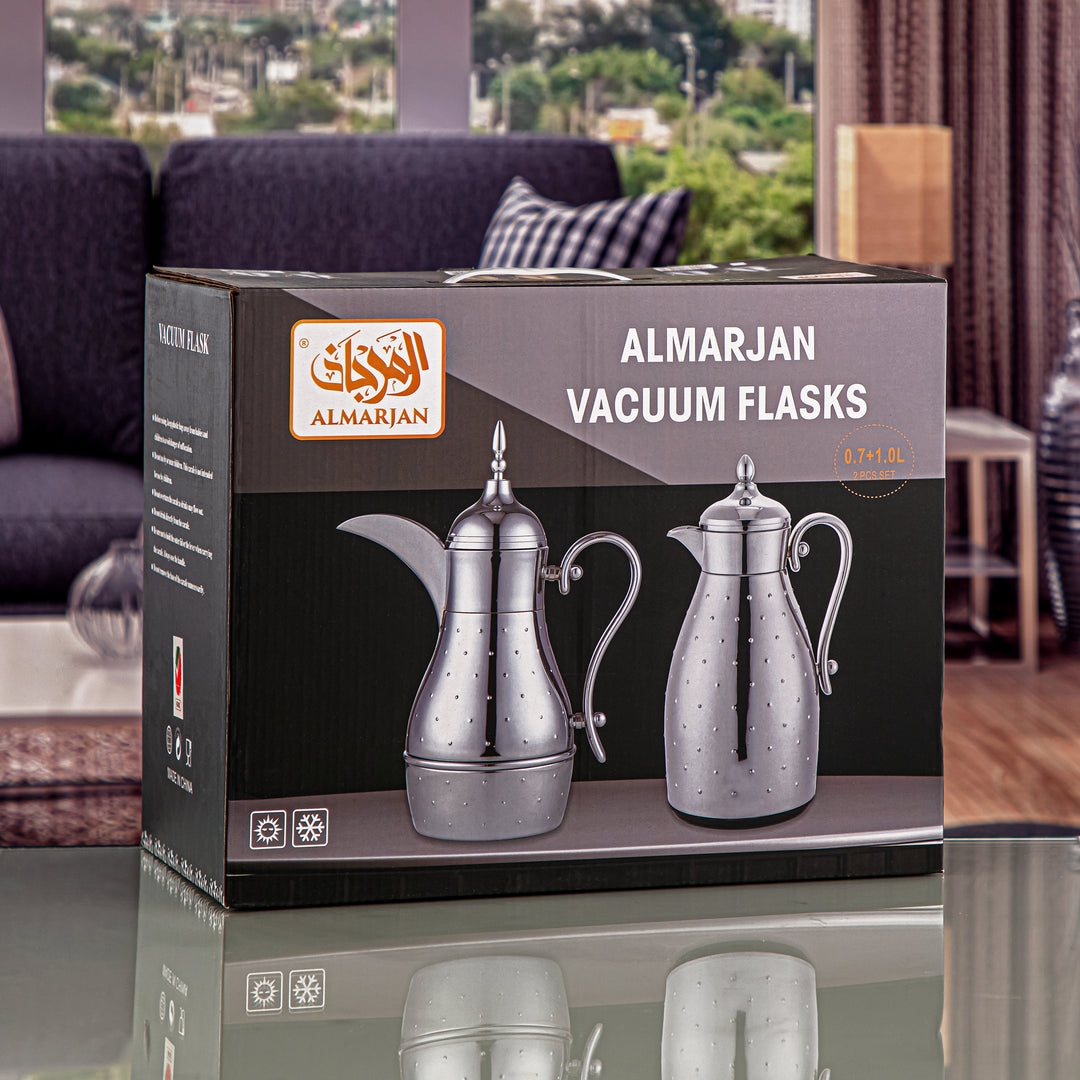 Almarjan 2 Pieces Vacuum Flask Set Gold - VAF0010344