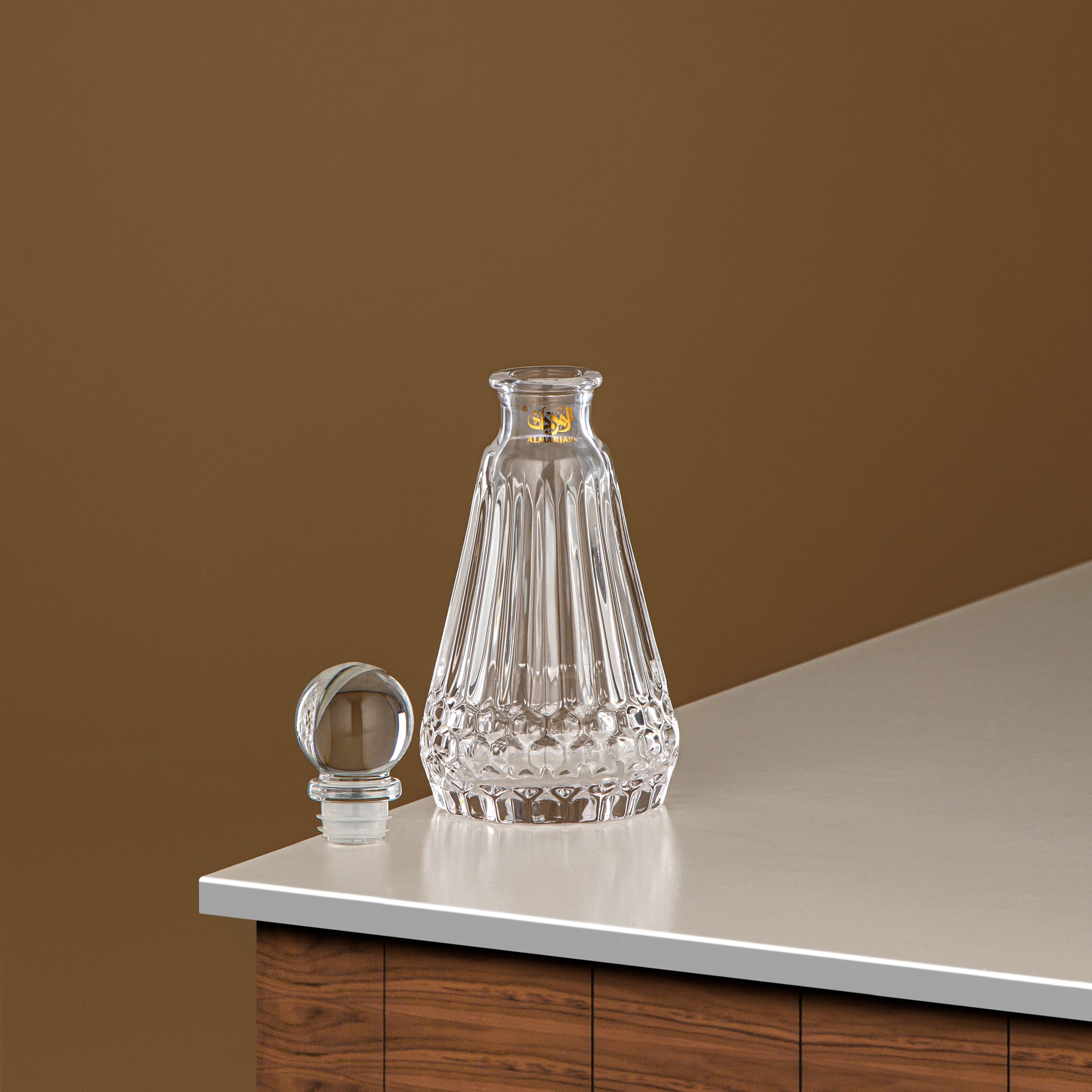 زجاجة عطر المرجان 200 مل (VR-D31-5-Clear) - زجاج بمقبض بجعة | مجموعة البجعة