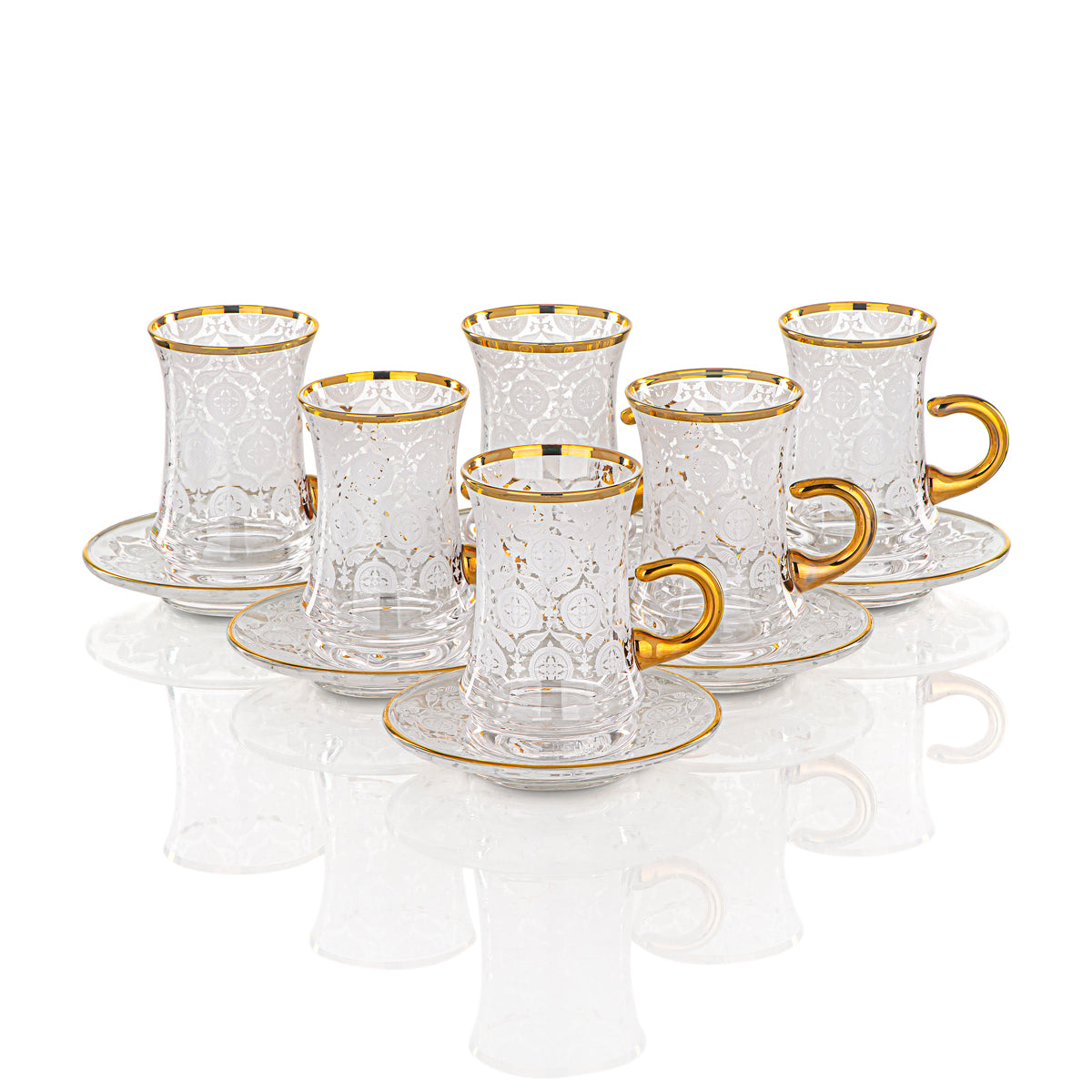 Almarjan 120 ML Glass Tea Cup - 1265B-0001P-AGW