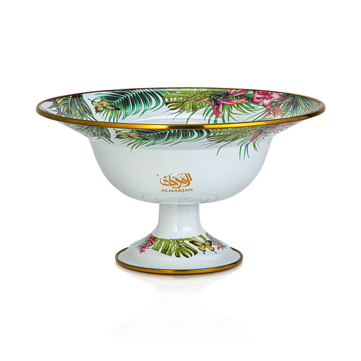 Almarjan 30 CM Tohfa Collection Enamel Fruit Bowl - 287421065