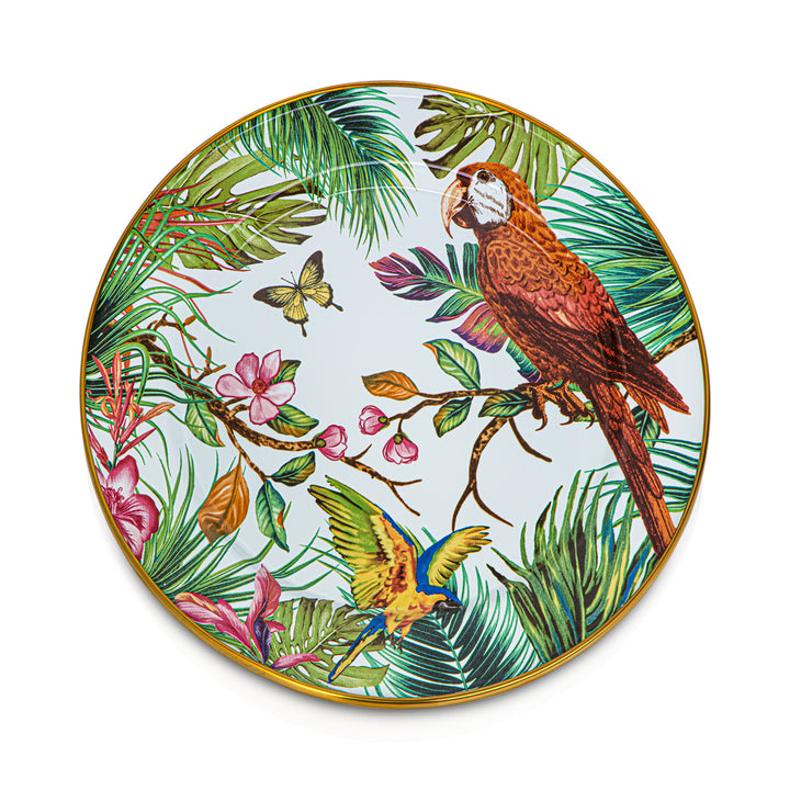 Almarjan 30 CM Tohfa Collection Enamel Serving Plate - 287421077