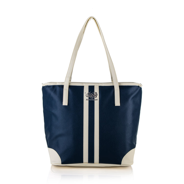 Almarjan Fashion Picnic Bag Navy- BAG2570095