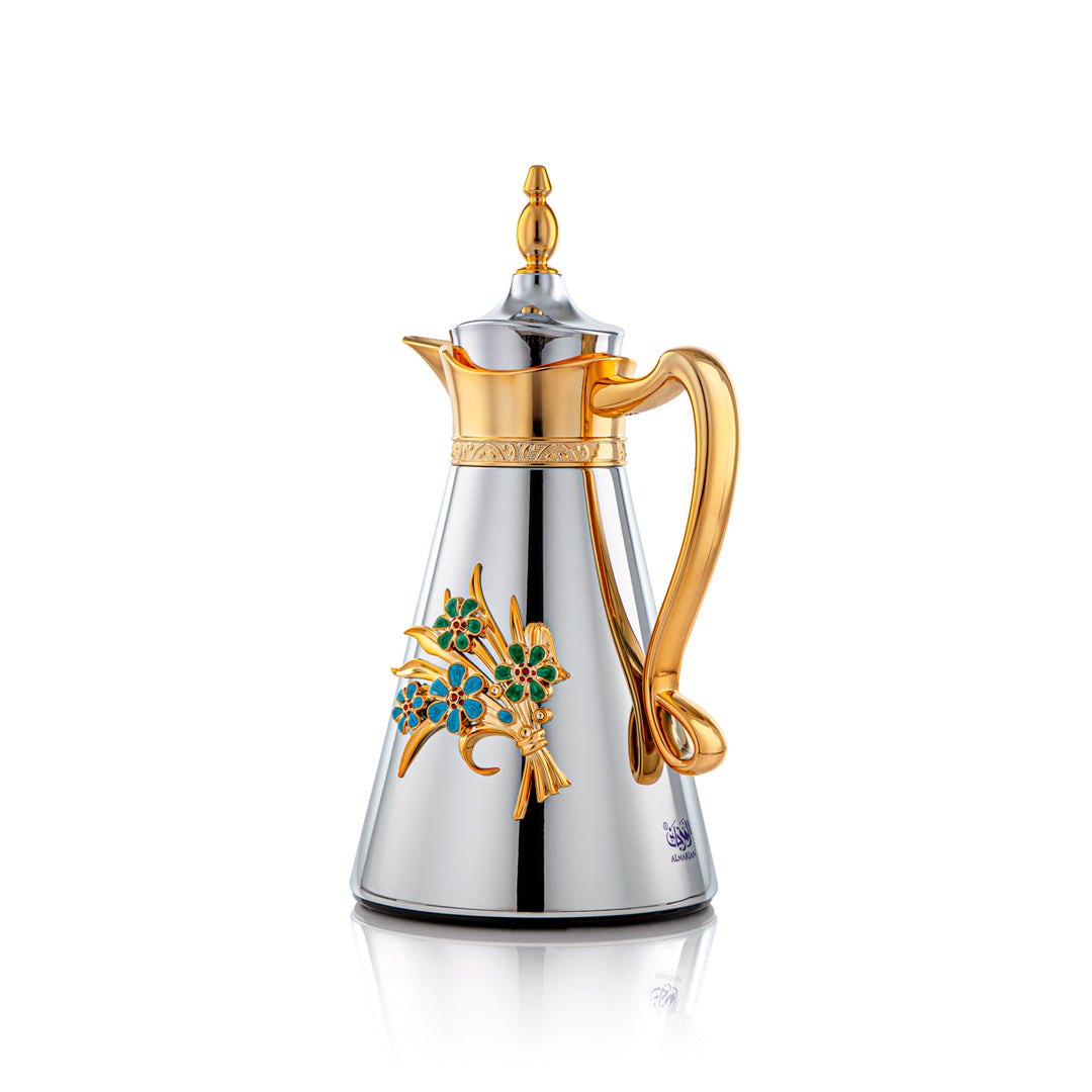 Almarjan 2 Pieces Vacuum Flask Silver & Gold - CAEC-SG