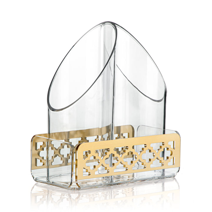 Almarjan Acrylic Cutlery Holder - KA1188H