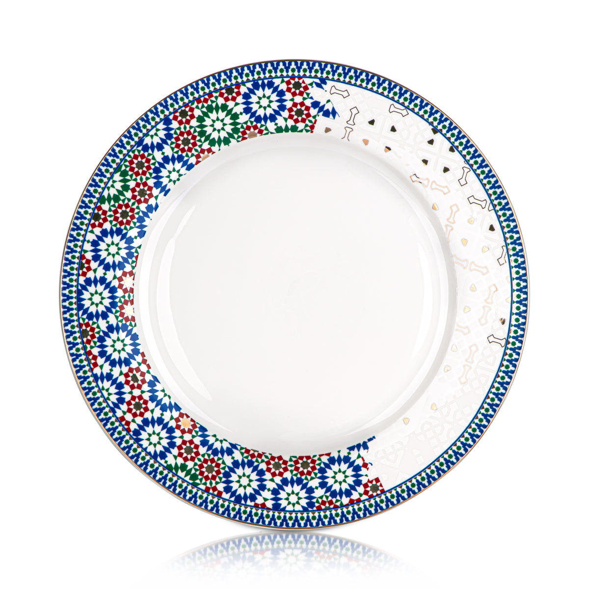 Almarjan 6 Pieces Fonon Collection 10.5 Inches Dinner Plate - 4955