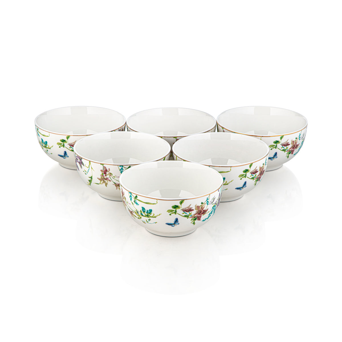 Almarjan 6 Pieces Fonon Collection Bowl Set - 5321